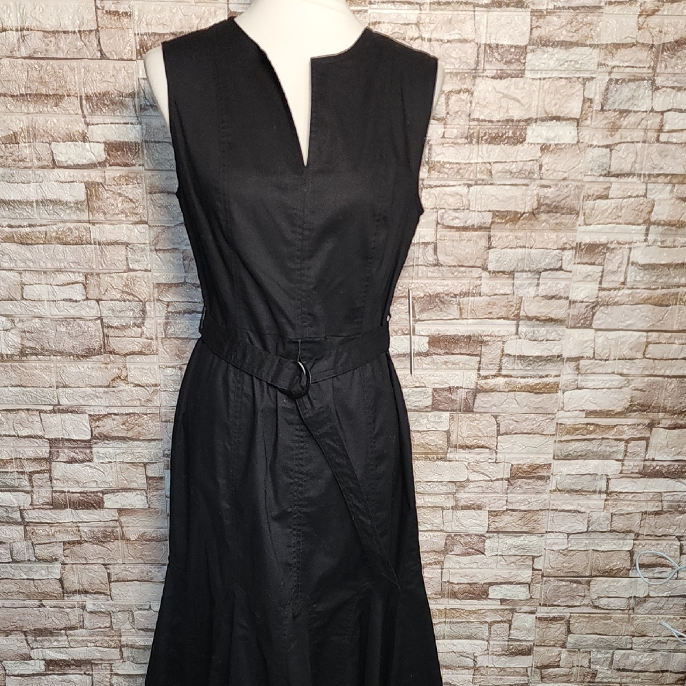 Calvin Klein Brand New Elegant Black Sleeveless Dress